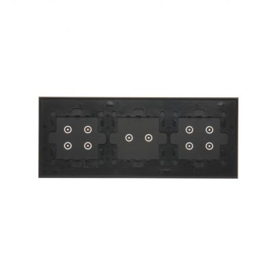 Simon 54 Touch Panel dotykowy S54 Touch 3 moduły 4 pola dotykowe + 2 pola dotykowe poziome + 4 pola dotykowe zastygła lawa DSTR3424/73 KONTAKT (DSTR3424/73)