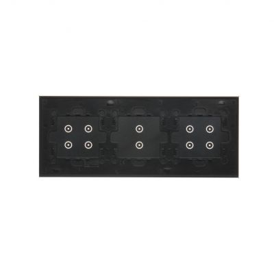 Simon 54 Touch Panel dotykowy S54 Touch 3 moduły 4 pola dotykowe + 2 pola dotykowe pionowe + 4 pola dotykowe zastygła lawa DSTR3434/73 KONTAKT (DSTR3434/73)