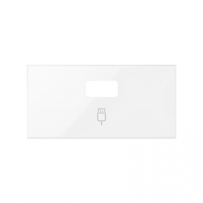 Simon 100 Pokrywa do gniazda USB pojedynczego (mechanizm 1/2) biały 10001091-130 KONTAKT (10001091-130)