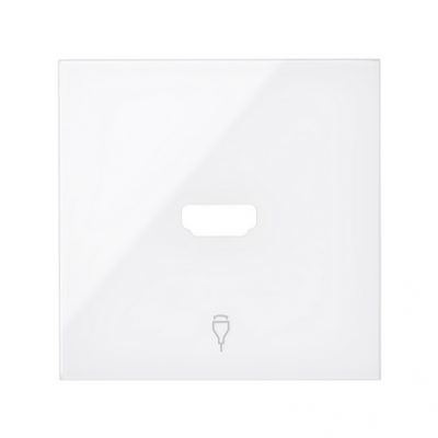 Simon 100 Pokrywa gniazdo HDMI pojedynczego biały 10001094-130 KONTAKT (10001094-130)