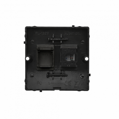SIMON BASIC WMUK-0510F2-Y011 Gniazdo komputerowe RJ45 pojedyncze, kategoria 5e (moduł). Montaż gniaz BMF51.02/49 KONTAKT (BMF51.02/49)