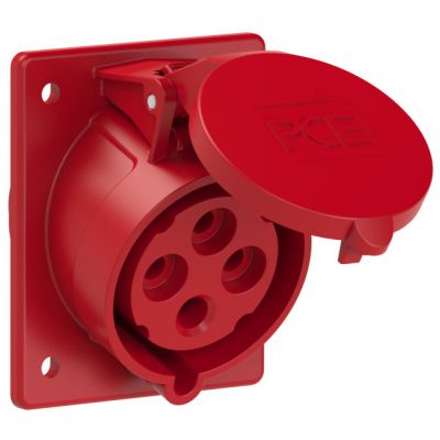 GNIAZDO TABLICOWE SKOŚNE TWIST 32A 400V 3P+Z 80x97mm 424-6 PCE (424-6)
