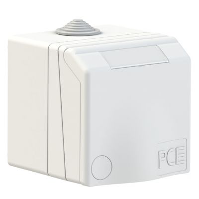 GNIAZDO ZABUDOWANE SERIA DESIGN IP44 gniazdo nadtynkowe przelotowe 16A 3P+Z+N 400V 865-6v PCE (865-6v)