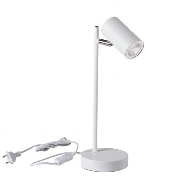 EVALO TL GU10 W-SR Lampka biurkowa EVALO TL GU10 W-SR GU10 kolor biały KANLUX (35785)