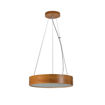 JASMIN C 370-G/O Plafoniera drewniana wisząca JASMIN C 370-G/O okrągła 37cm kolor złoty dąb 2XE27 KA (36500)