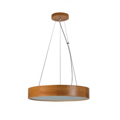 JASMIN C 470-G/O Plafoniera drewniana wisząca JASMIN C 470-G/O okrągła 47cm kolor złoty dąb 3XE27 KA (36501)