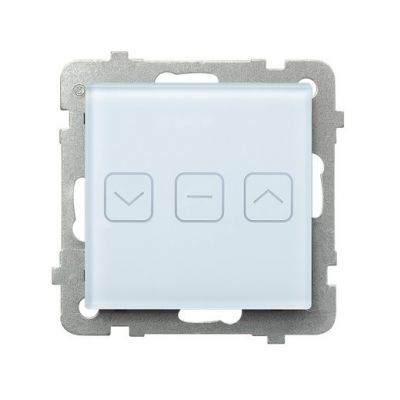 SONATA TOUCH Łącznik dotykowy żaluzjowy z podświetleniem kolor białe szkło ŁPD-7RS/m/31 OSPEL (ŁPD-7RS/m/31)