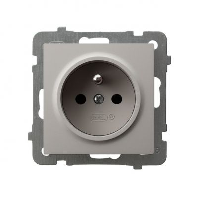 AS Gniazdo pojedyncze z uziemieniem kaszmir GP-1GZ/m/82 OSPEL (GP-1GZ/m/82)