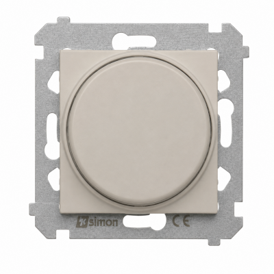 Simon 54 Ściemniacz obrotowy do LED 2-250 W kaszmir mat DS9L.01/42 (DS9L.01/42)