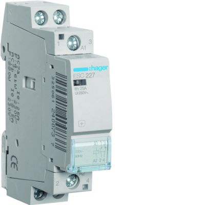 Stycznik modułowy 230V AC 1Z+1R 25A AC-7A B ESC227 HAGER (ESC227)