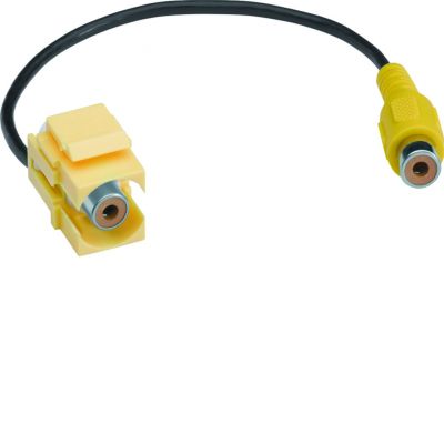 tehalit.WA Moduł keystone RCA Gn-Gn 0,2m żółty hfr (GMKRCAGE)