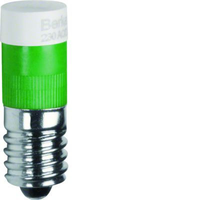 BERKER Żarówka LED E10 zielony 167803 HAGER (167803)