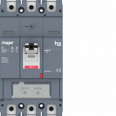 MCCB Wyłącznik mocy h3 x630 TM 3x400A 40kA (HNJ400DR)