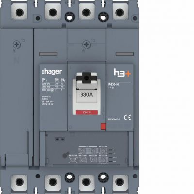 MCCB Wyłącznik mocy h3+ P630 LSI 4x630A 40kA (HNW631JR)