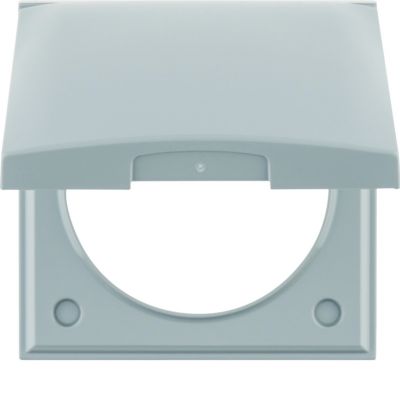Integro Flow Ramka 1-krotna z pokrywą, szary (918282507)