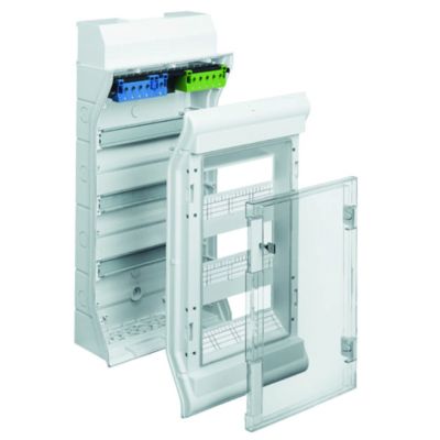 Rozdzielnica modułowa 1x6 natynkowa odporna UV IP65 Vector VE106PN HAGER (VE106PN)