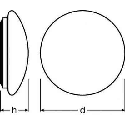 Surface-C LED 350 18W 3000K IP44 LEDVANCE (4058075000742)