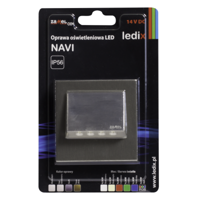 OPRAWA LED NAVI Z RAMKĄ PT 14V DC STA BIAŁA CIEPŁA TYP: 11-211-22 LED11121122 ZAMEL (LED11121122-WPL)