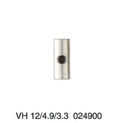 WEIDMULLER VH 12/4.9/3.3 SAK6N Tuleja łącząca (terminal), Wysokość: 4.9 mm, Szerokość: 4.9 mm, Głębokość: 12 mm, miedź 0249000000 /100szt./ (0249000000)