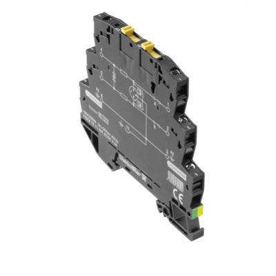 WEIDMULLER VSSC6 TRCL60VAC/DC0.5A Odgromnik (sieci przesyłu danych/technologia MCR), Ochrona przeciwprzepięciowa, MSR, Analogowe, Liczba sygnałów: 1, AC/DC, 60 V, 85 V, 500 mA, Zacisk 1064250000 /10sz (1064250000)