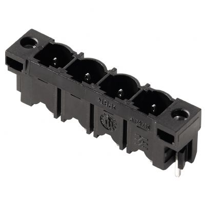 WEIDMULLER SL 7.62HP/04/180LF 3.2 SN BK BX Wtyki PCB (złącza płyty), 7.62 mm, Liczba biegunów: 4, kąt odejścia: 180° 1141110000 /42szt./ (1141110000)