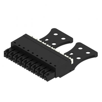 WEIDMULLER BCF 3.81/10/180ZE SN BK BX Wtyk PCB (złącze wiązki), listwa z gniazdami, 3.81 mm, Liczba biegunów: 10, PUSH IN, Złącze sprężynowe 1231740000 /50szt./ (1231740000)