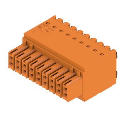 WEIDMULLER B2CF 3.50/18/180 SN OR BX Wtyk PCB (złącze wiązki), 3.50 mm, Liczba biegunów: 18, PUSH IN, złącze sprężynowe 1277350000 /54szt./ (1277350000)