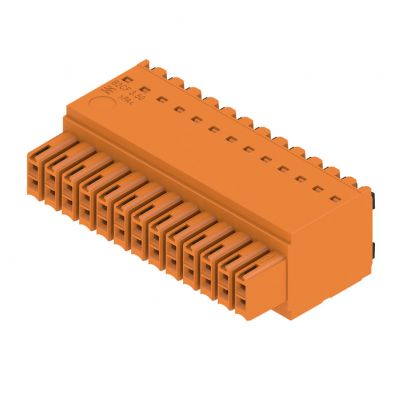 WEIDMULLER B2CF 3.50/26/180 SN OR BX Wtyk PCB (złącze wiązki), 3.50 mm, Liczba biegunów: 26, PUSH IN, złącze sprężynowe 1277390000 /36szt./ (1277390000)