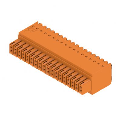 WEIDMULLER B2CF 3.50/36/180 SN OR BX Wtyk PCB (złącze wiązki), 3.50 mm, Liczba biegunów: 36, PUSH IN, złącze sprężynowe 1277450000 /24szt./ (1277450000)