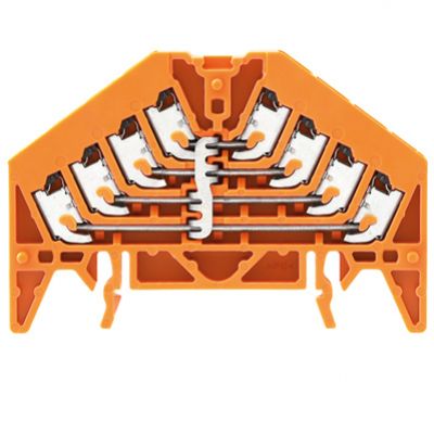 WEIDMULLER PPV 4 OR 35X7.5 DGR Zacisk rozdziału potencjału, PUSH IN, 1.5, 250, 17.5 A, liczba przyłączeń: 16, Liczba biegunów: 4, TS 35 x 7.5, pomarańczowy 1301630000 /20szt./ (1301630000)