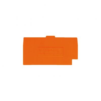 WEIDMULLER ZAP/TW ZDU/ZPE 2.5N/4AN OR Płyta separacyjna (terminal), Płyta zamykająca i pośrednia, 57.5 mm x 54.75 mm, pomarańczowy 1349290000 /50szt./ (1349290000)