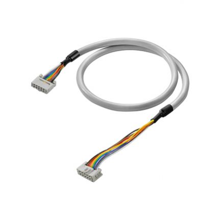 WEIDMULLER PAC-UNIV-HE10-HE10-1M5 Przewód PLC, Sygnały cyfrowe, 10 biegunów, Kabel LiYY, 1.5 m, 0.14 mm² 1349630015 /1szt./ (1349630015)