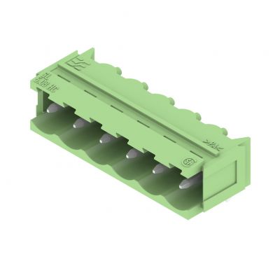 WEIDMULLER SL 5.08HC/06/90B 3.2SN GN BX Wtyki PCB (złącza płyty), 5.08 mm, Liczba biegunów: 6, kąt odejścia: 90° 1409310000 /50szt./ (1409310000)
