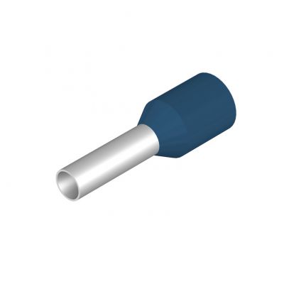 WEIDMULLER H2,5/15D BL SP Końcówka tulejkowa, izolowany, 2.5 mm², Długość odizolowania: 10 mm, niebieski 1476280000 /100szt./ (1476280000)