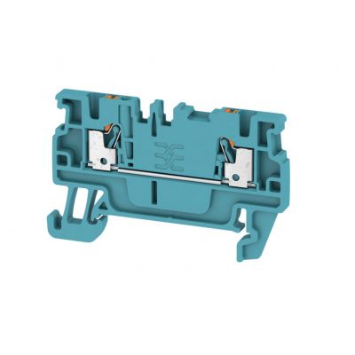 WEIDMULLER A2C 1.5 BL Blok zacisku przelotowego, PUSH IN, 1.5 mm², 500 V, 17.5 A, liczba przyłączeń: 2 1552820000 /100szt./ (1552820000)