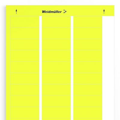 WEIDMULLER LM MT300 56/22 GE Oznaczenie urządzenia, samoprzylepny, 56 mm, poliester, bez PVC, żółty 1686421687 /10szt./ (1686421687)