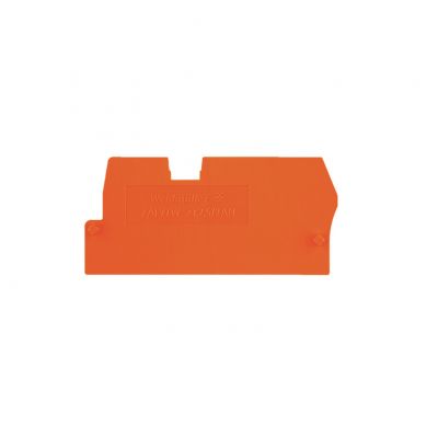 WEIDMULLER ZAP/TW ZT2.5/2AN OR Płyta separacyjna (terminal), Płyta zamykająca i pośrednia, 58 mm x 27 mm, pomarańczowy 1816040000 /50szt./ (1816040000)