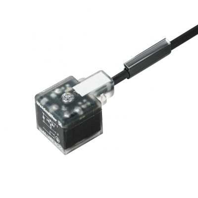 WEIDMULLER SAIL-VSA-1.5V(0.5) Przewód zaworu (zmontowany), końcówka kabla wolna - wtyk zaworowy, Forma A (18 mm), Długość kabla: 1.5 m, PVC, czarny 1845130150 /1szt./ (1845130150)