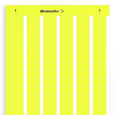 WEIDMULLER LM MT300 27/8 GE Oznaczenie urządzenia, samoprzylepny, 27 mm, poliester, bez PVC, żółty 1861510000 /10szt./ (1861510000)