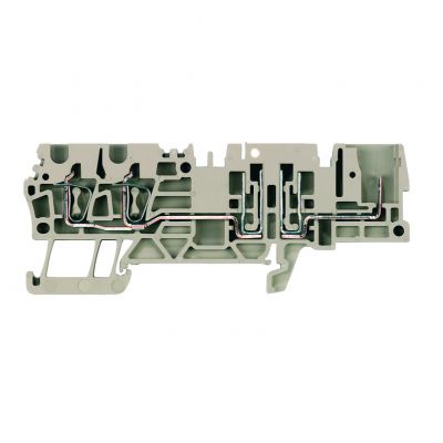 WEIDMULLER ZTTR 2.5 O.TNHE Bloki odczepów probierczych, złącze sprężynowe, 2.5 mm², 400 V, 16 A, bez, Separacja poprzeczna: bez, TS 35, Ciemnobeżowy 1905470000 /50szt./ (1905470000)