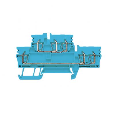WEIDMULLER ZDK 2.5/3AN BL Zacisk modułowy wielorzędowy, złącze sprężynowe, 2.5 mm², 800 V, 24 A, liczba poziomów: 2, niebieski 1924500000 /50szt./ (1924500000)