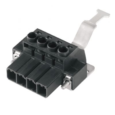 WEIDMULLER SVZ 7.62HP/04/180RSH180I SN BK BX Wtyk PCB (złącze wiązki), 7.62 mm, Liczba biegunów: 4, Przyłącze z jarzmem 1932510000 /25szt./ (1932510000)