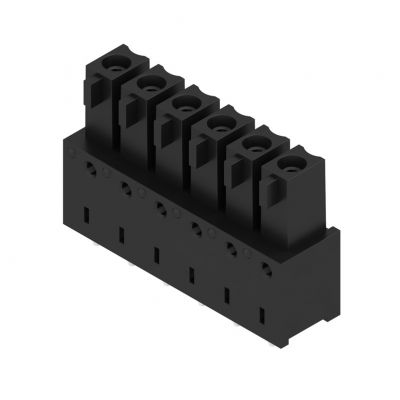 WEIDMULLER BCL-SMT 3.81/06/180 1.5SN BK BX Wtyki PCB (złącza płyty), 3.81 mm, Liczba biegunów: 6, kąt odejścia: 180° 1976550000 /50szt./ (1976550000)