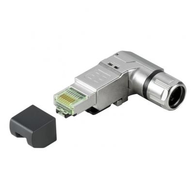 WEIDMULLER IE-PS-RJ45-FH-90-A-1.6 Złącze RJ45, IP20, złącze 1: RJ45, Przyłącze 2: PrzebijanieEIA/TIA T568 AAWG 27...AWG 22 1992870000 /1szt./ (1992870000)