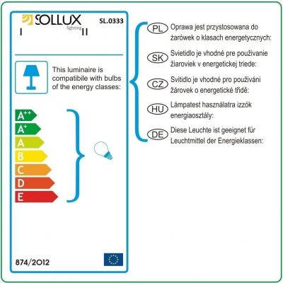 Sollux Plafon Ring 6L biały SL.0333 (SL.0333)