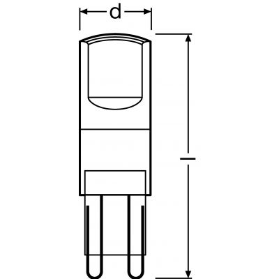 PARATHOM PIN CL 30 2,6W 840 G9 LEDVANCE (4058075812697)