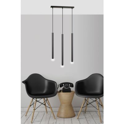 LAMPA WISZĄCA Emibig 3xG9 20W SELTER 3 BLACK 552/3 (552/3)