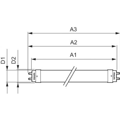 CorePro LEDtube 600mm 8W865 (929001338702)