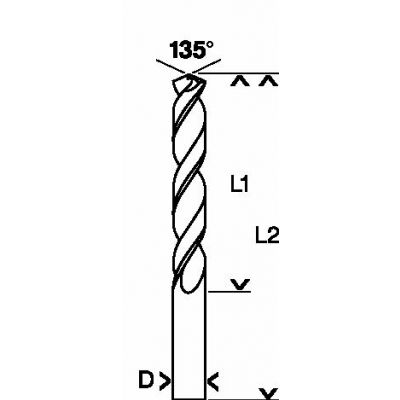 WIERTŁO STAND. HSS-CO 1353,5/39MM (2608585845)