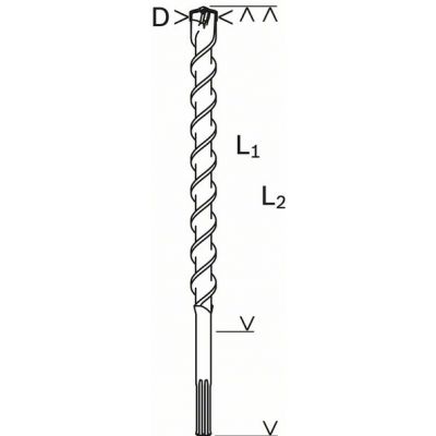 SDS-MAX SPEED X 40X600/720 (2608586803)